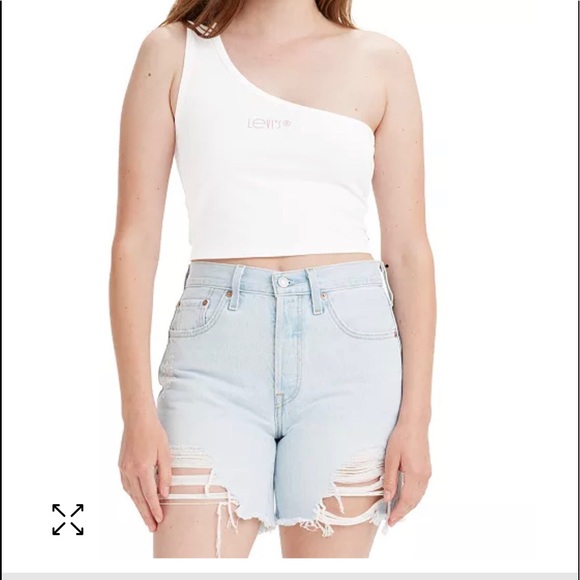 Levis Women's One-Shoulder Tank Top - Picture 7 of 13